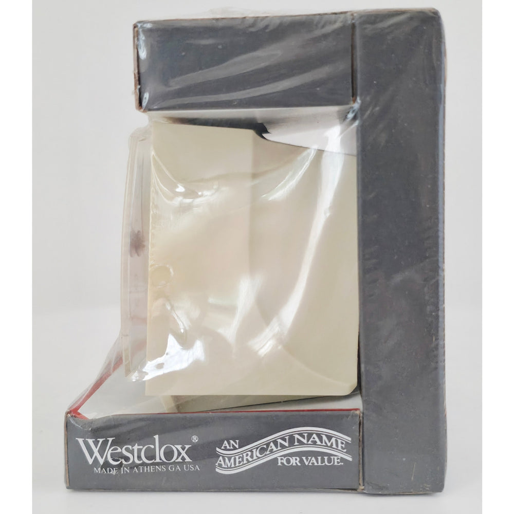 VINTAGE *PRISTINE* 1970's Westclox Alarm Clock Electric Model 22189 Bold II Cream