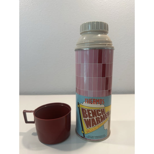 VINTAGE *NEW* 1970's Red Bench Warmer Thermos #2210 Vacuum Bottle 14.4oz
