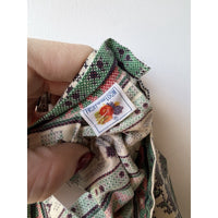 VINTAGE *NEW* 1960's Fruit of the Loom Patterned Pleated Mid Skirt Size 26