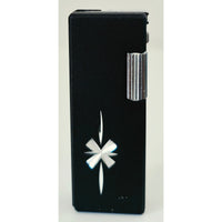 VINTAGE *NEW* 1950's Imperial Black and Silver Butane Lighter
