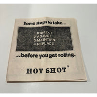 VINTAGE *NEW* 1970's Hot Shot Vinyl Demi-Boot Roller Skates-Men's 7/Women's 9