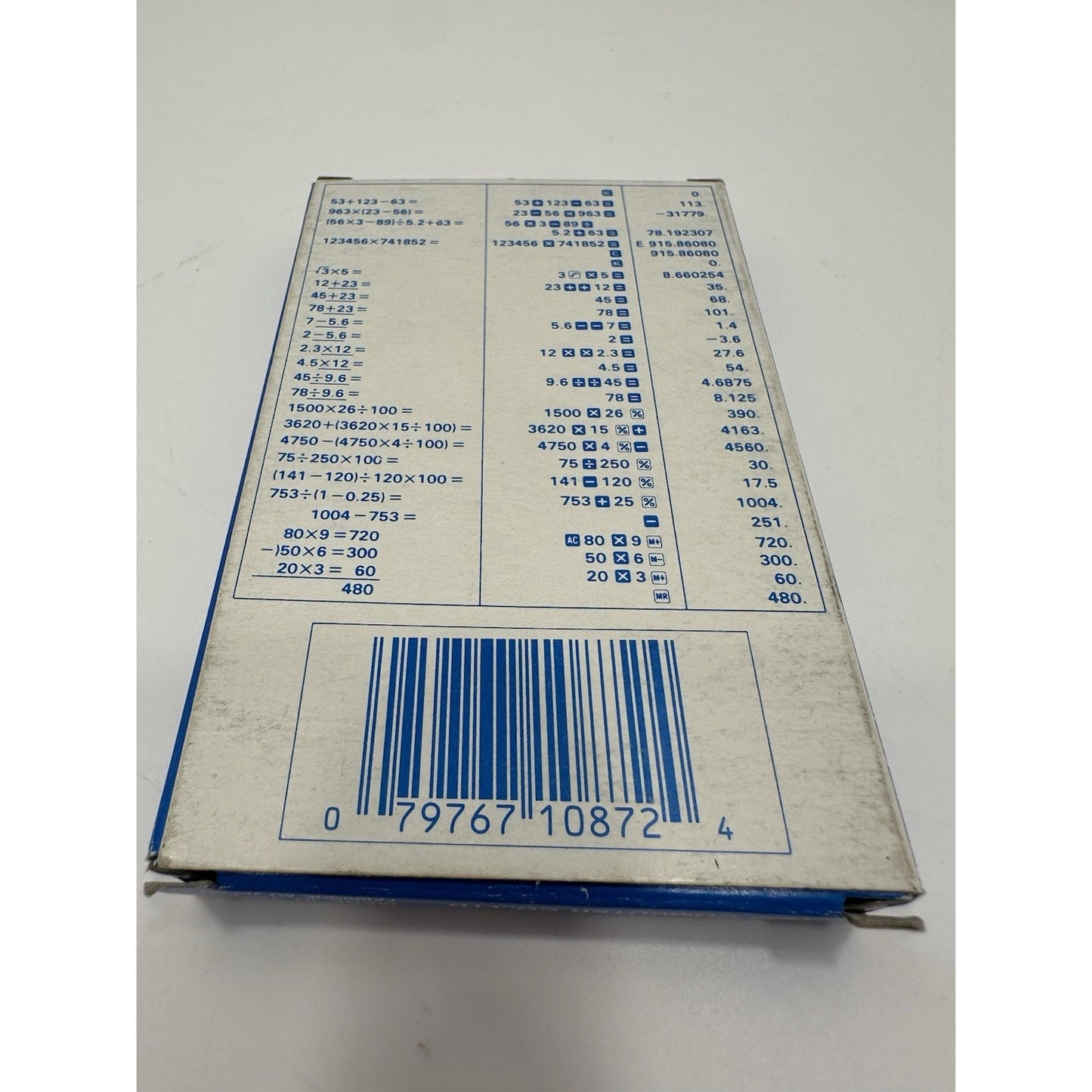 VINTAGE *NEW* 1970's Casio LC-787G Electronic Calculator Japan Sealed