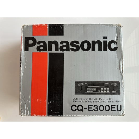 VINTAGE *NEW* Panasonic CQ-E300EU AM/FM Auto-Reverse Cassette Digital Car Stereo