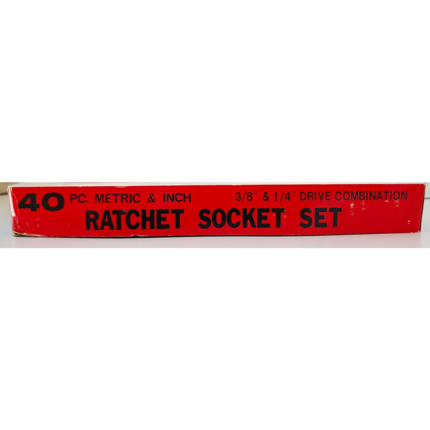 VINTAGE *NEW* 1970's 40 Piece Metric and Inch Rachet Socket Set Triple Chrome