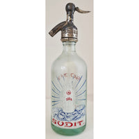 VINTAGE *PRISTINE* 1950's Art Thang Buenos Aires Seltzer Glass Bottle Argentina