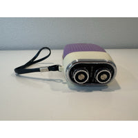 VINTAGE *NEW* Sakura MEC-163 Purple/Black Solid State Micro Transistor Radio