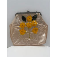 VINTAGE *NEW* 1950's Clear Vinyl Floral Handbag with Original Packing