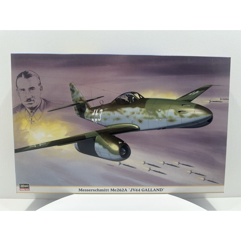 VINTAGE HASEGAWA Messerschmitt Me262A-1a "JV44 Galland" 08123 Model Plane Kit