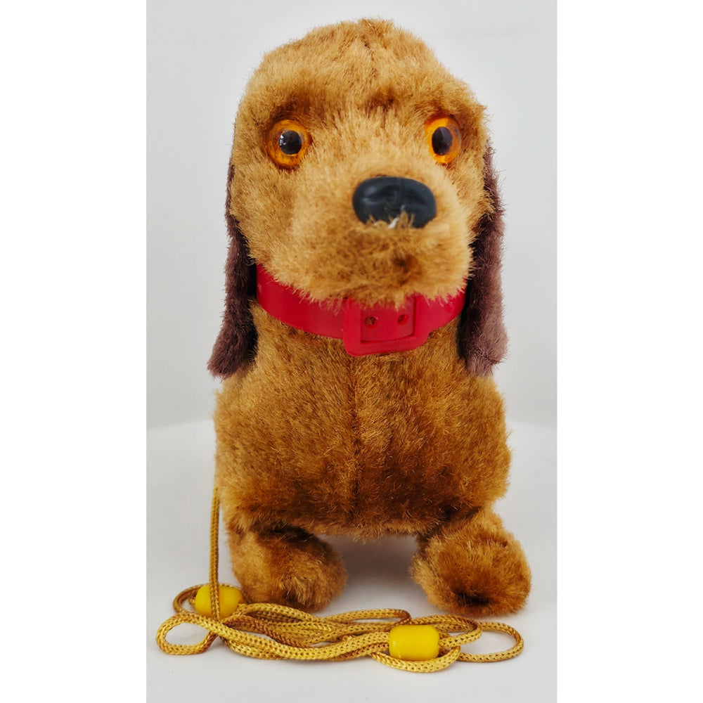 VINTAGE *NEW* 1960's Dachshund Leashed Walking Barking Collared Dog