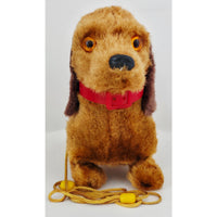 VINTAGE *NEW* 1960's Dachshund Leashed Walking Barking Collared Dog