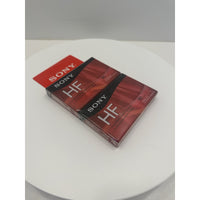 VINTAGE *NEW* 1980's SONY HF 90-Min 2-Pk Blank Audio Cassette Tape Sealed