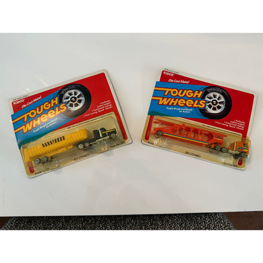 VINTAGE *NEW* 1981 Tough Wheels 1/100 Rig Combo Truck Bundle