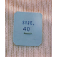 VINTAGE *NEW* 1960's Dotty Mann Women's Light Peach Collared Sweater Size L (40) USA