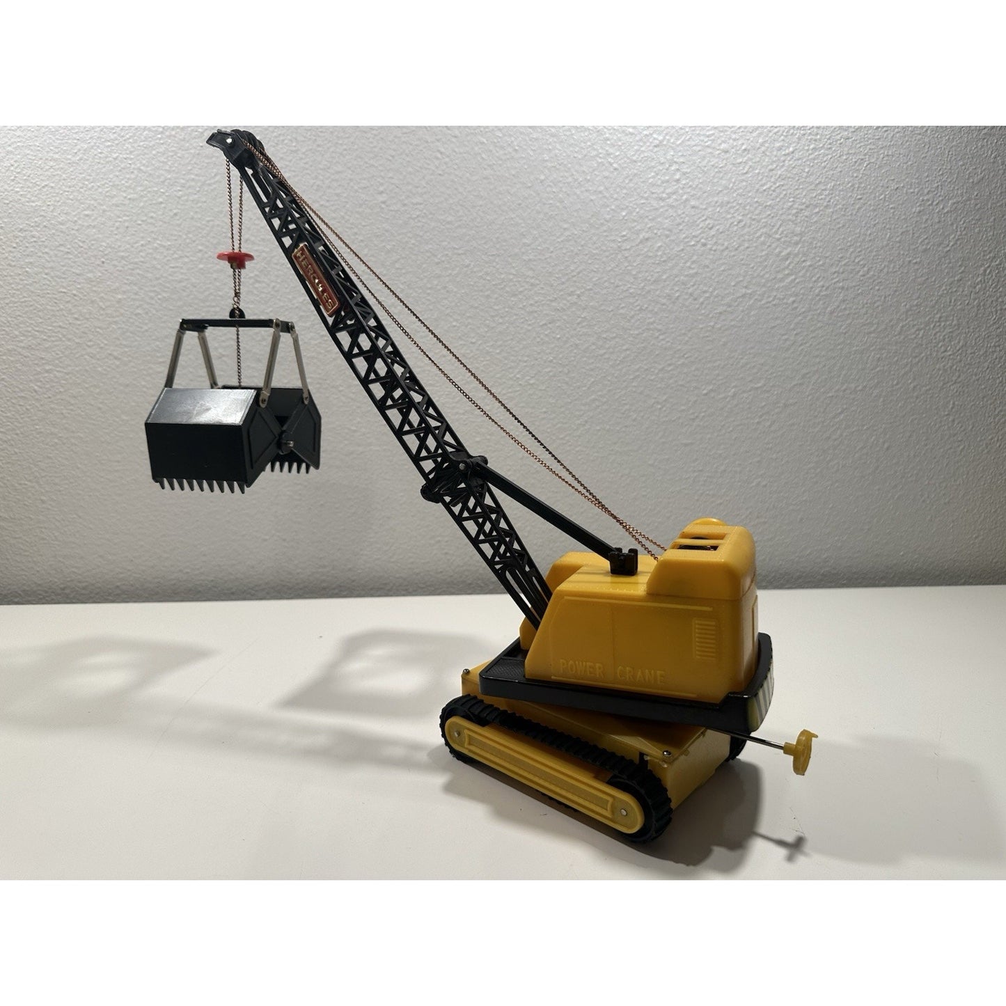 VINTAGE *NEW* 1972 Hercules Caterpillar Crane Battery Operated Toy