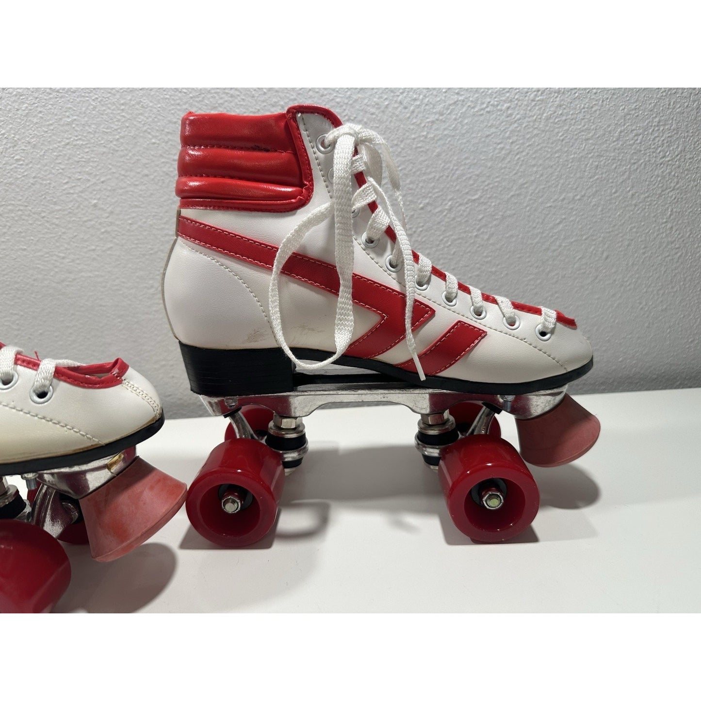 VINTAGE *New* 70's Hot Shot Vinyl Demi-Boot Roller Skates-MN'S 6/W 8 Movie