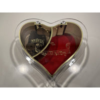VINTAGE *NEW* Sankyo Heart Jewelry Music Box Plays "Light Up My Life"