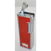 VINTAGE *NEW* 1960's Supreme Red Gas Lighter with Dragon in Original Box USA