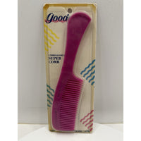 VINTAGE *NEW* 1989 Goody Unbreakable Super Comb Pink #448/2 USA
