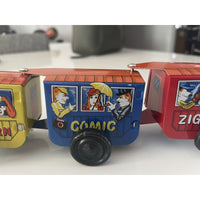 VINTAGE *NEW* Toy Zig Zag Express Train Wind-Up