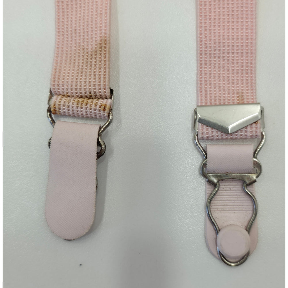VINTAGE *PRISTINE* 1960's Gold Seal Women's Light Pink Lace Garter Belt Size 30