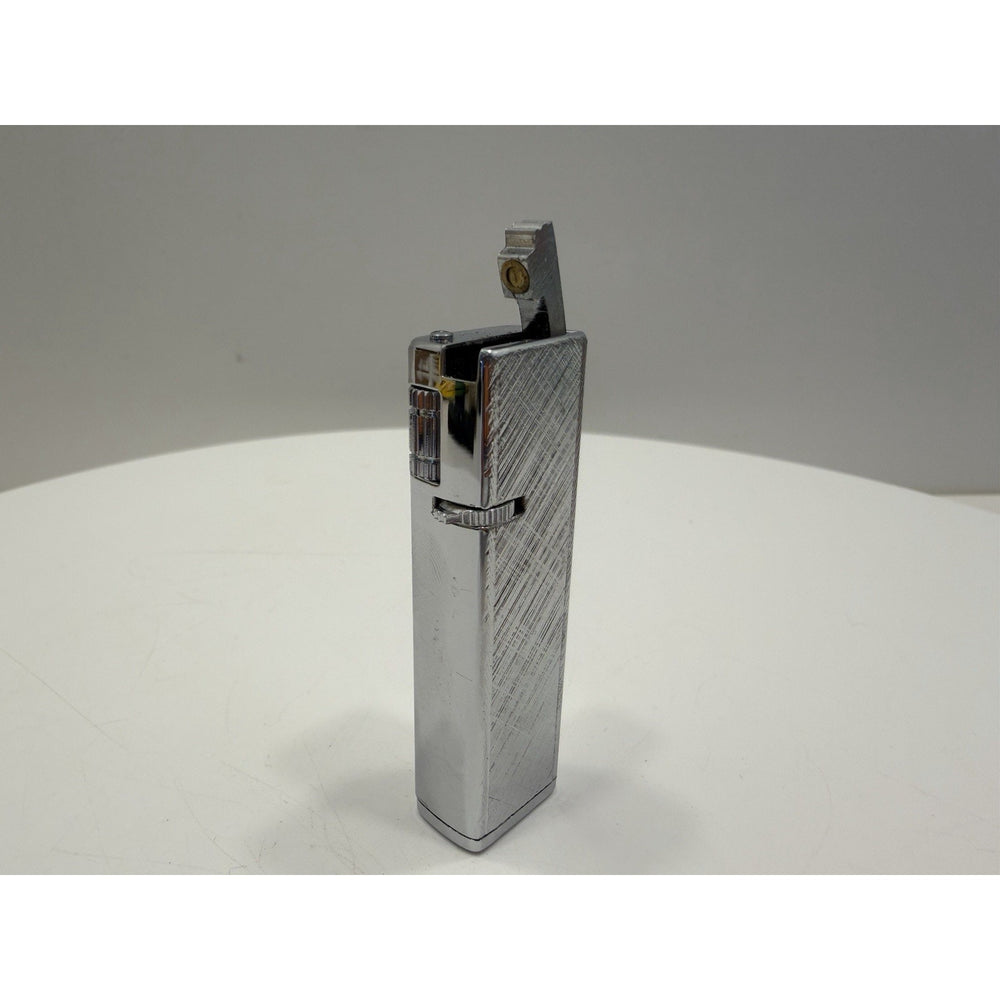 VINTAGE *NEW* 1950's Stellar Silver Textured Super Lighter