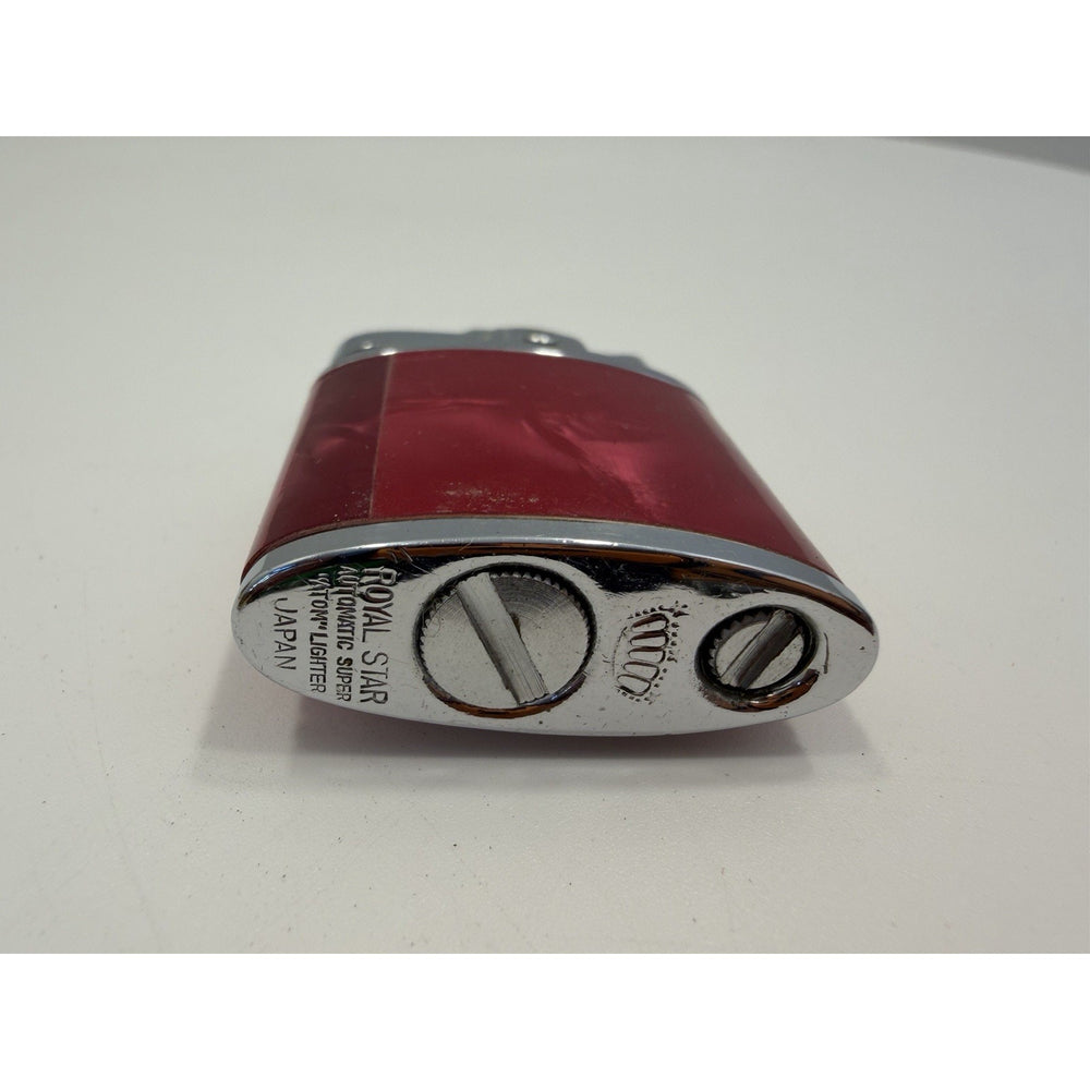 VINTAGE *NEW* 1956 Royal Star Japanese Super Lighter Red with White Scottie