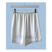 VINTAGE *NEW* 1960's Plymouth Women's White w/Blue Flowers Bloomers Panties Sz S