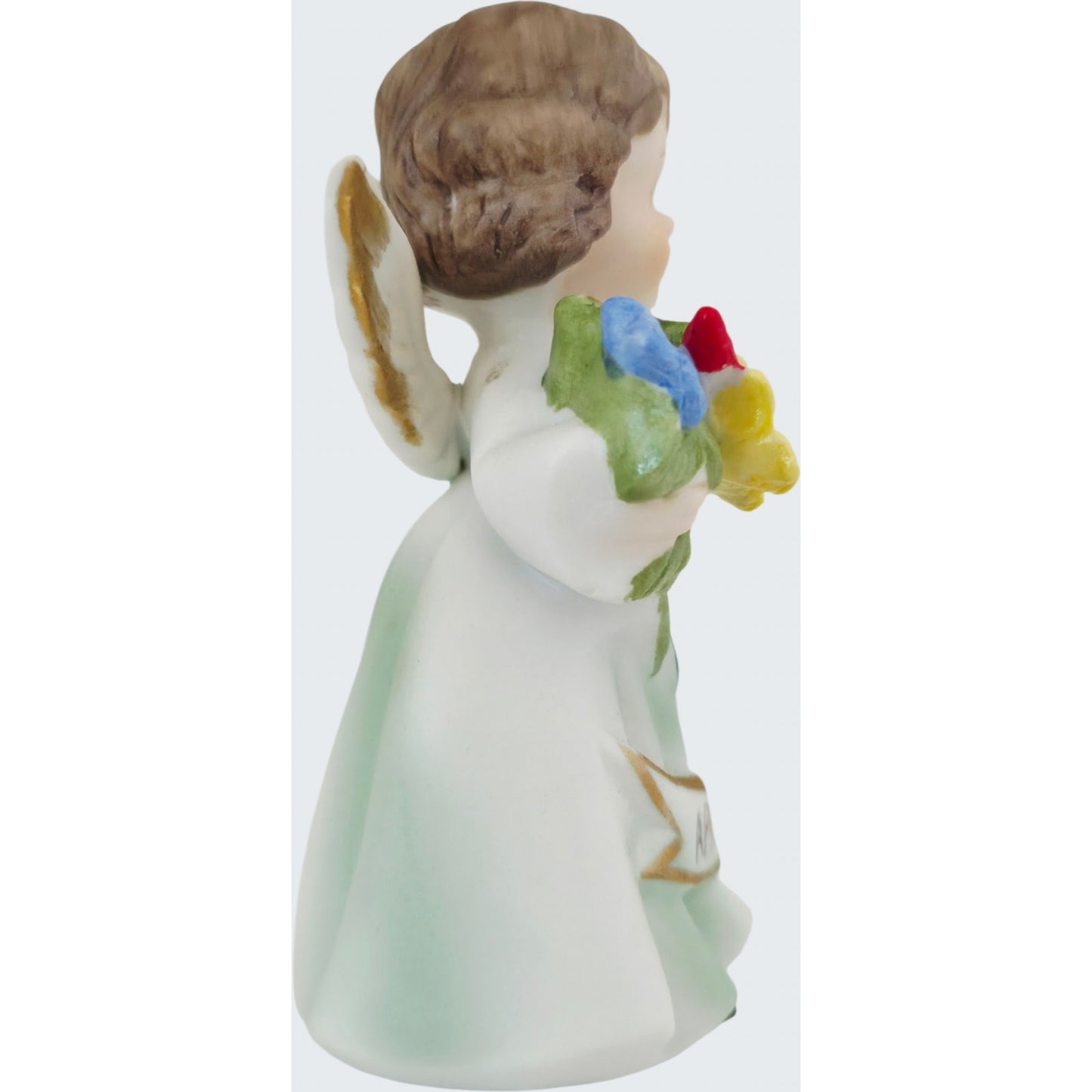 VINTAGE *NEW* 1960's April Birthday Angel Figurine Porcelain Made in Japan