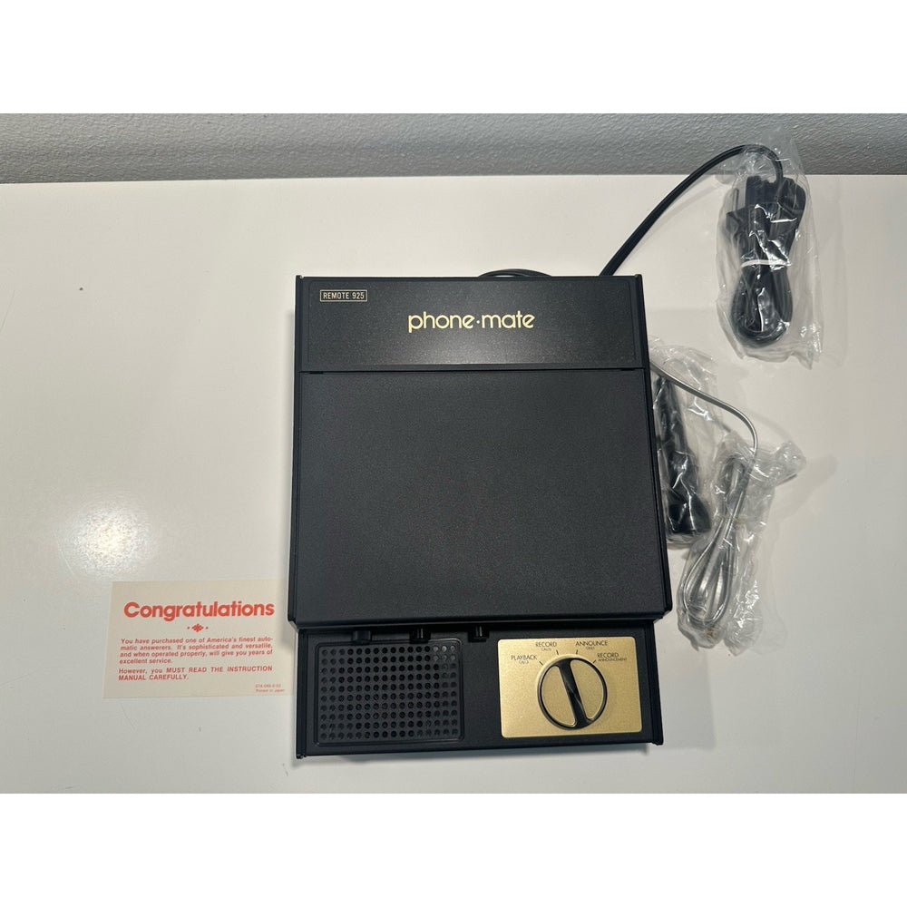 VINTAGE *NEW* 1980's Phone-mate Remote 925 Auto Telephone Answer Machine