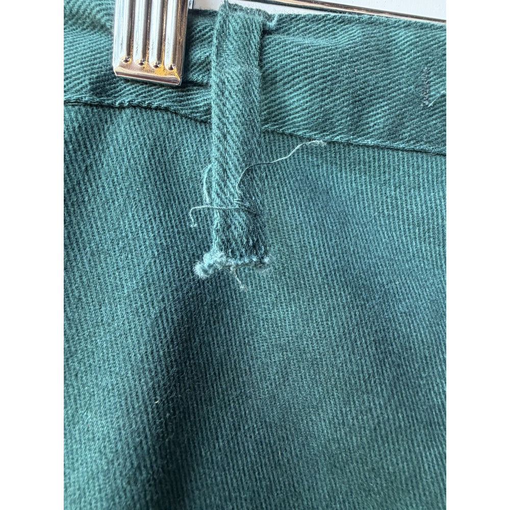 VINTAGE *NEW* 1960's Love N' Stuff Turquoise Twill Botton Pocket Pants Size 30
