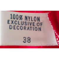 VINTAGE *NEW* 1960's Kayser Women's Red with Scalloped Trim Slip Dress Size 38