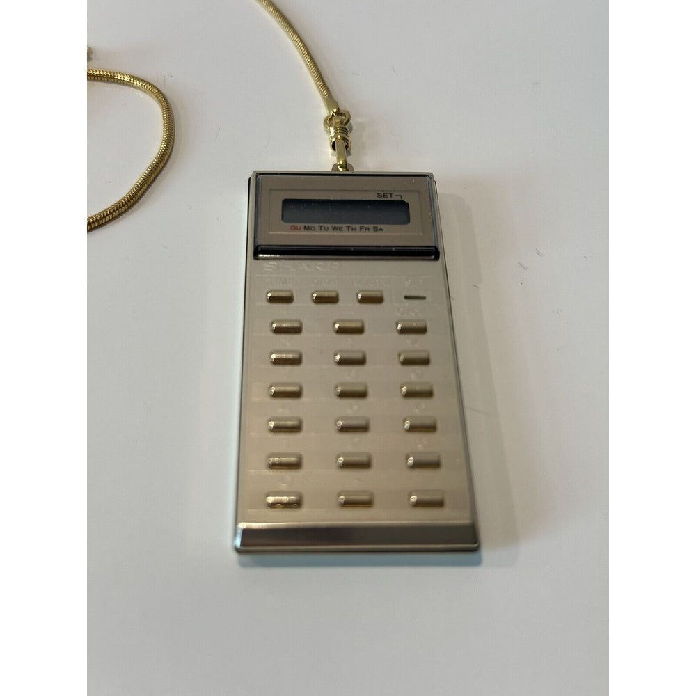 VINTAGE *NEW* Sharp EL-8061S Miniature Electronic Calculator HangARound