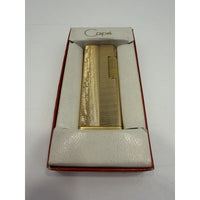 VINTAGE *NEW* 1950's Capri Gold Textured Super Lighter