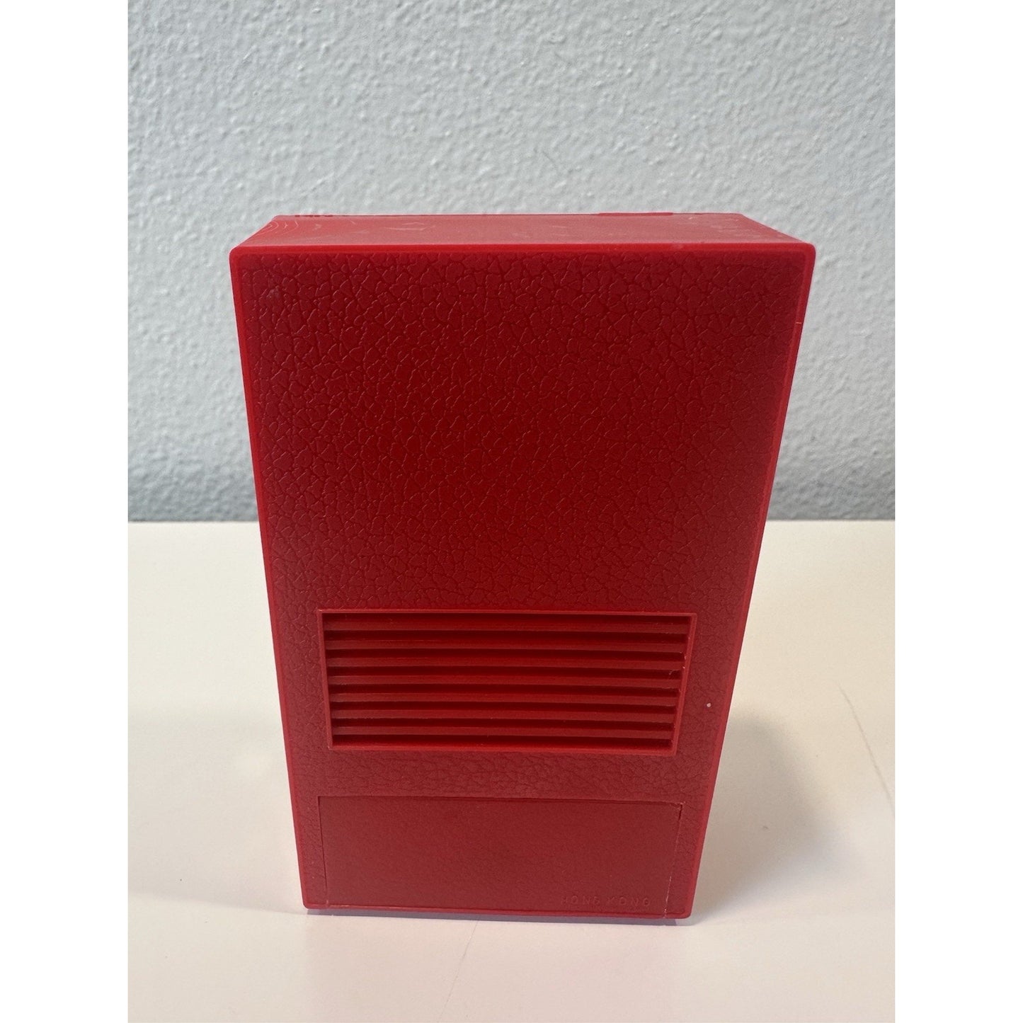 VINTAGE *NEW* 1970's Four Star FS-701 Solid State Radio in Red w/ Clear Case