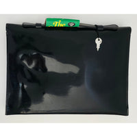VINTAGE *PRISTINE* 1960's McDuff Black Travel Bag with Key 'The Collector' Japan