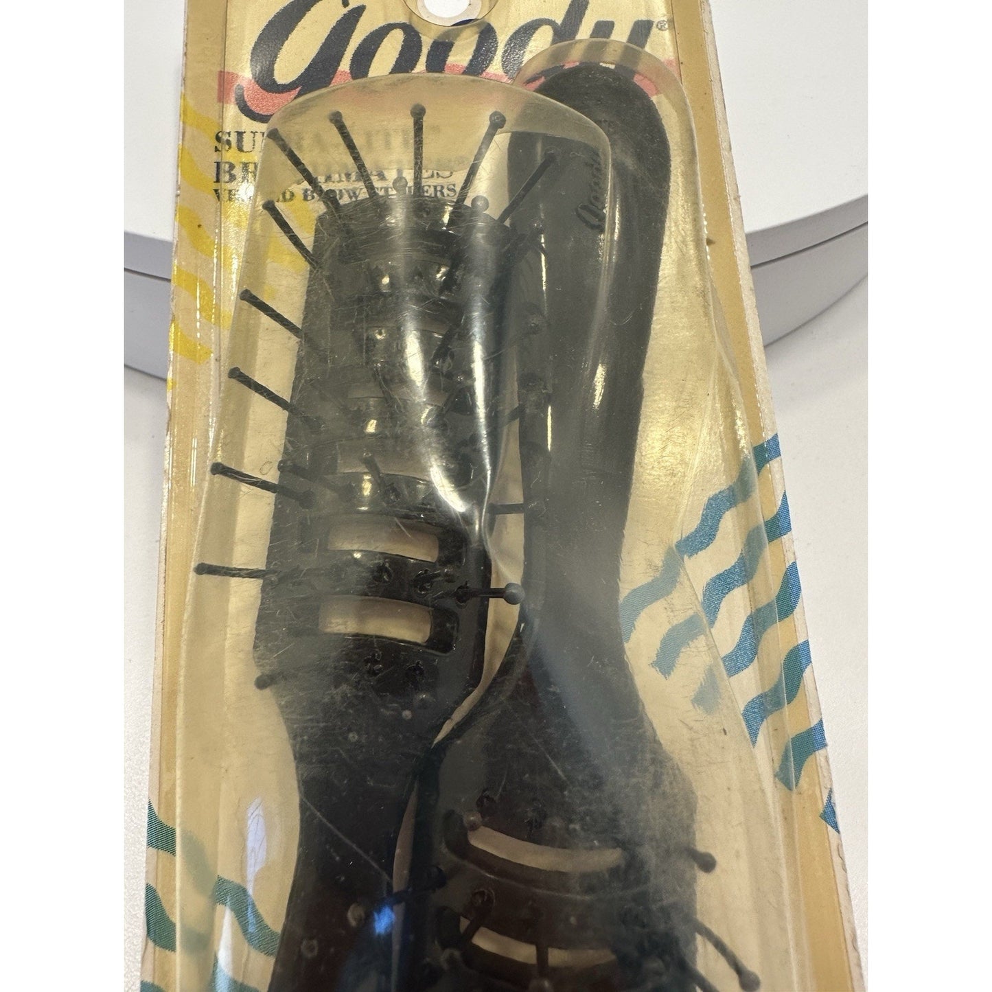 VINTAGE *NEW* 1989 Goody #8332 Supra-Lite Brushmates Vented Set - Black