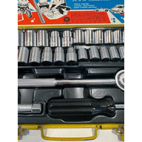 VINTAGE *NEW* 1980's Royal Seal 40 PC Ratchet &amp; Socket Set Metric/Inch