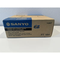 VINTAGE *NEW* Sanyo FT-V84 Indash High Power am/fm Cassette Car Stereo