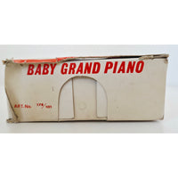 VINTAGE *NEW* 1960's Straco Red Baby Grand Piano "Sweet Tunes" Wooden Toy