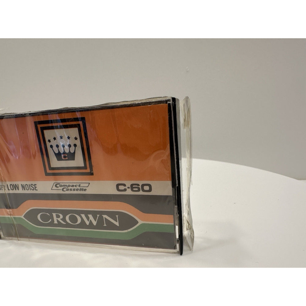 VINTAGE *NEW* 1970's Crown C-60 HiFi Low Noise Lot of 9 Blank Cassette Tapes