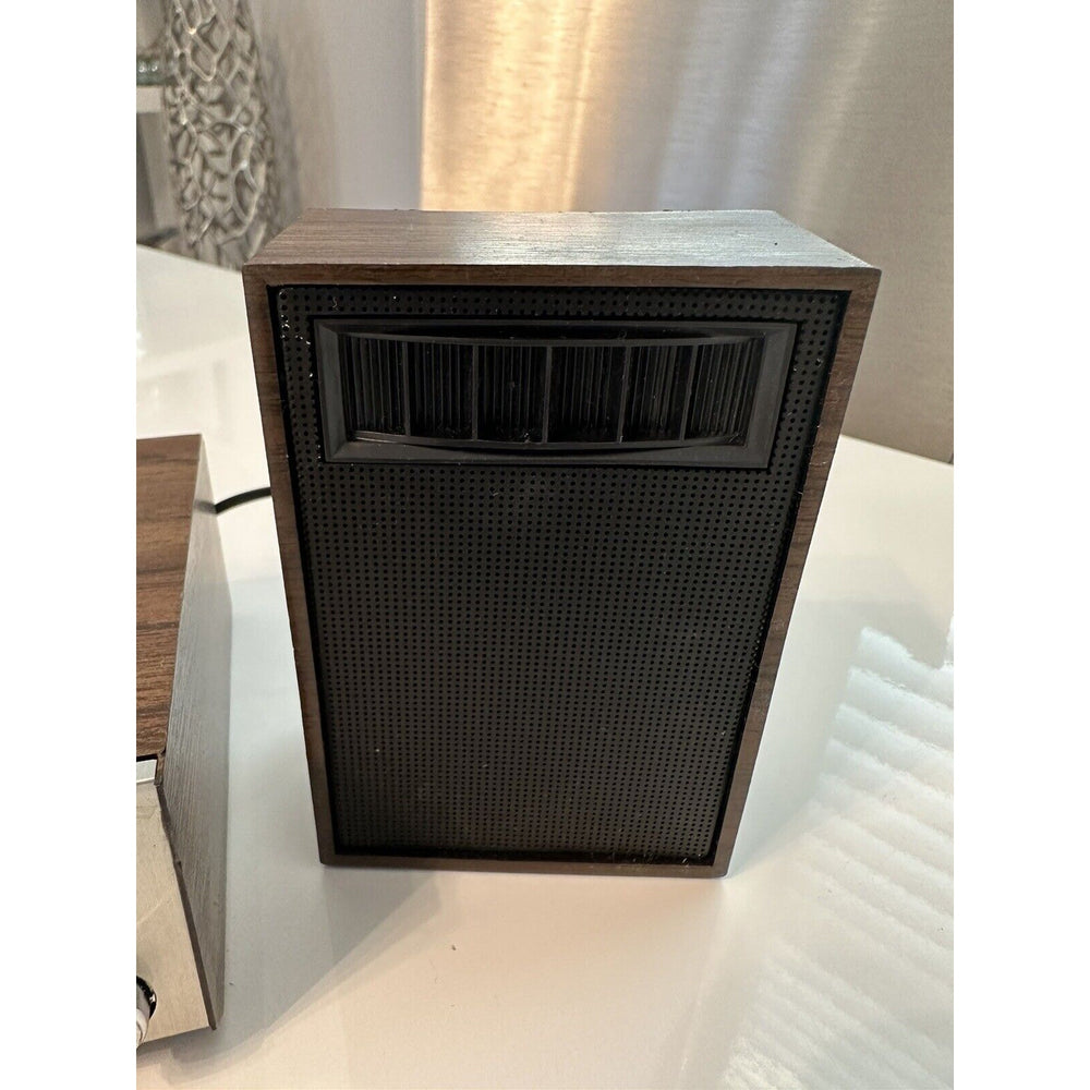 VINTAGE *NEW* 1970's Windsor Mini 6" Mock Stereo w/AM Radio and 2 Speakers