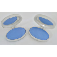 VINTAGE *NEW* 1960's Vivian Woodard 1.4 oz Blue Eye Shadow Palette Set of 2 USA