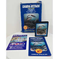 Atari 1982 Shark Attack Video Game NOS Open Box with Wear Unsold Dealer Stock