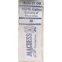 VINTAGE *PRISTINE * 1960's MACBESS Women's Cream Garter Belts Size 30 Lot 4