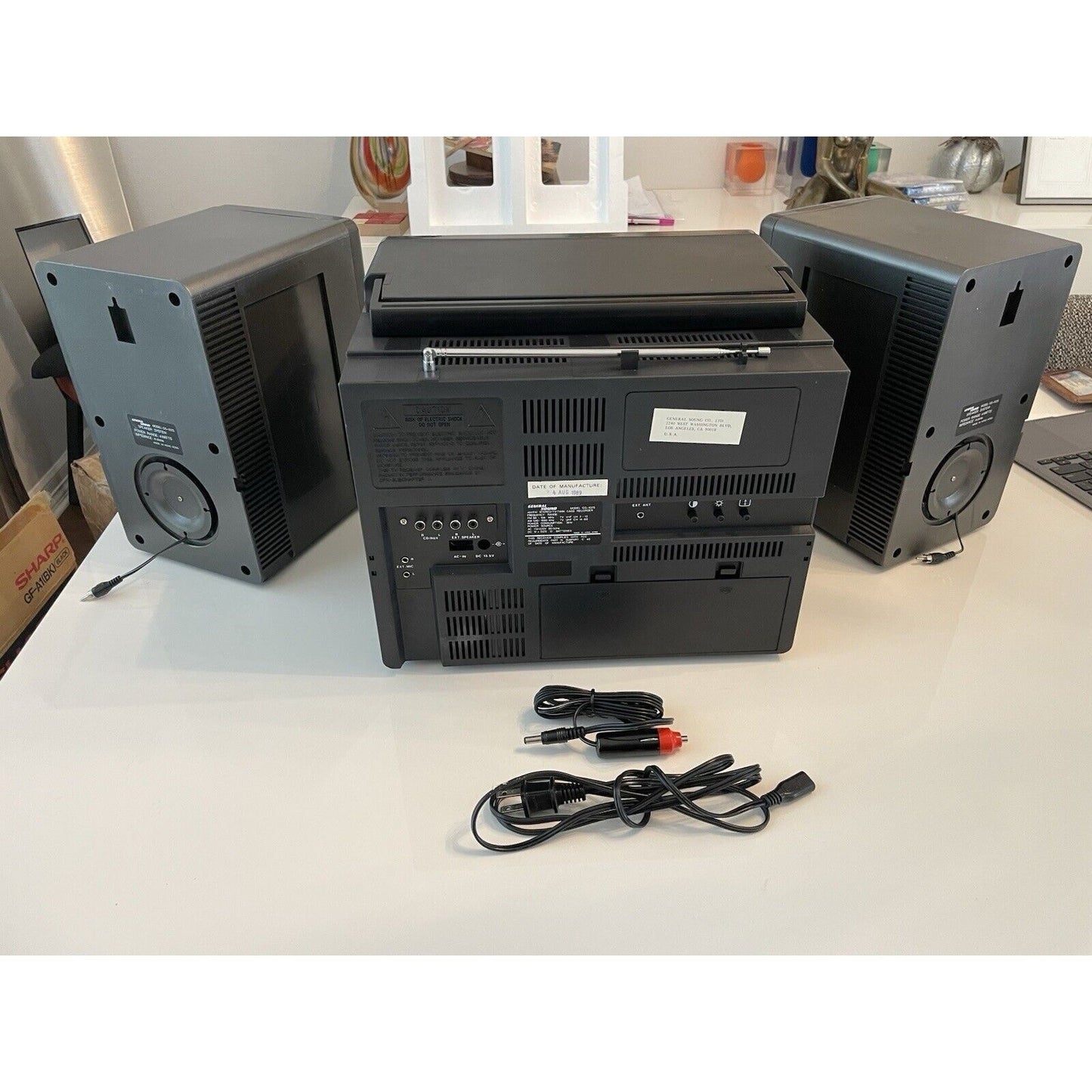 VINTAGE *NEW* 1980's General Sound GS-102S Portable Boombox w/TV
