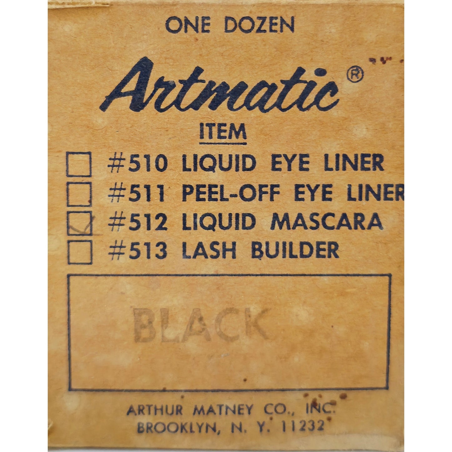 VINTAGE *NEW* 1970's Artmatic Liquid Eye Liner Black USA