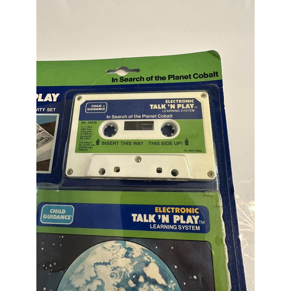 VINTAGE *NEW* CBS Toys Electronic Talk 'n Play Learning System Planets & Animals