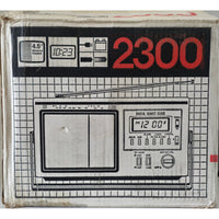 VINTAGE *New* 1980 Hitachi K2300 Solid State TV Receiver/Digital Clock