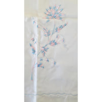 VINTAGE *NEW* 1960's Bradley Women's White with Flower Design Half Slip Size M