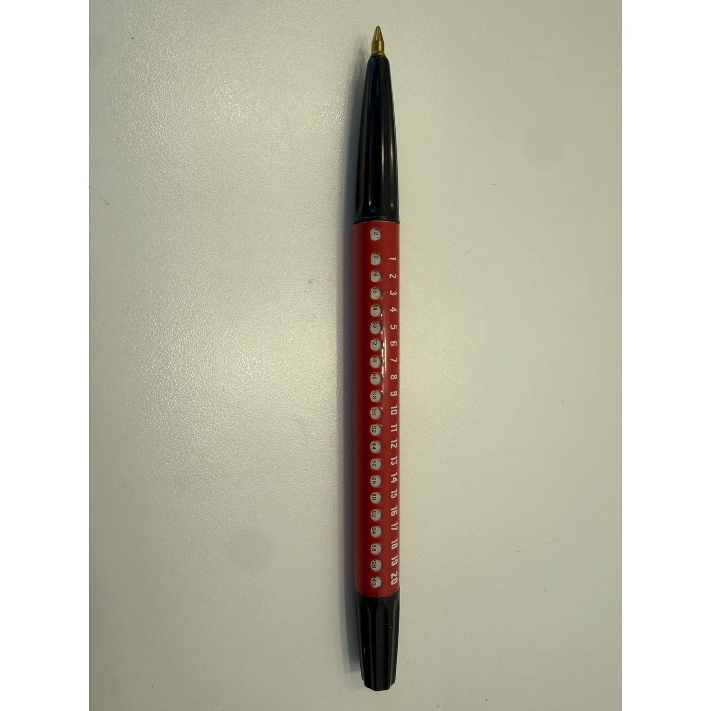 VINTAGE *NEW* 1960's Universal Manual Calculation Pen - Red